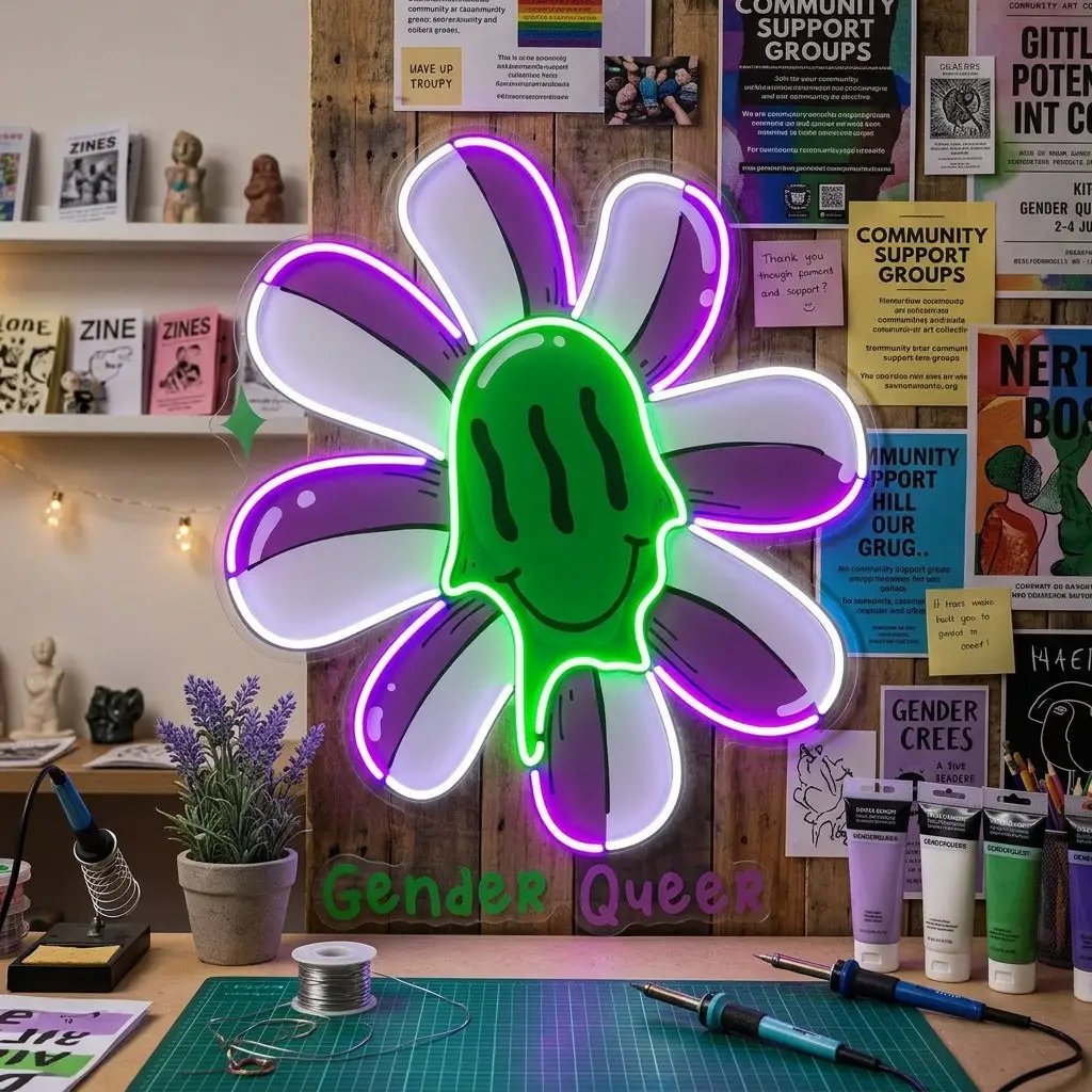 Be Resilient With Pride LED Neon Sign Light Pop Art