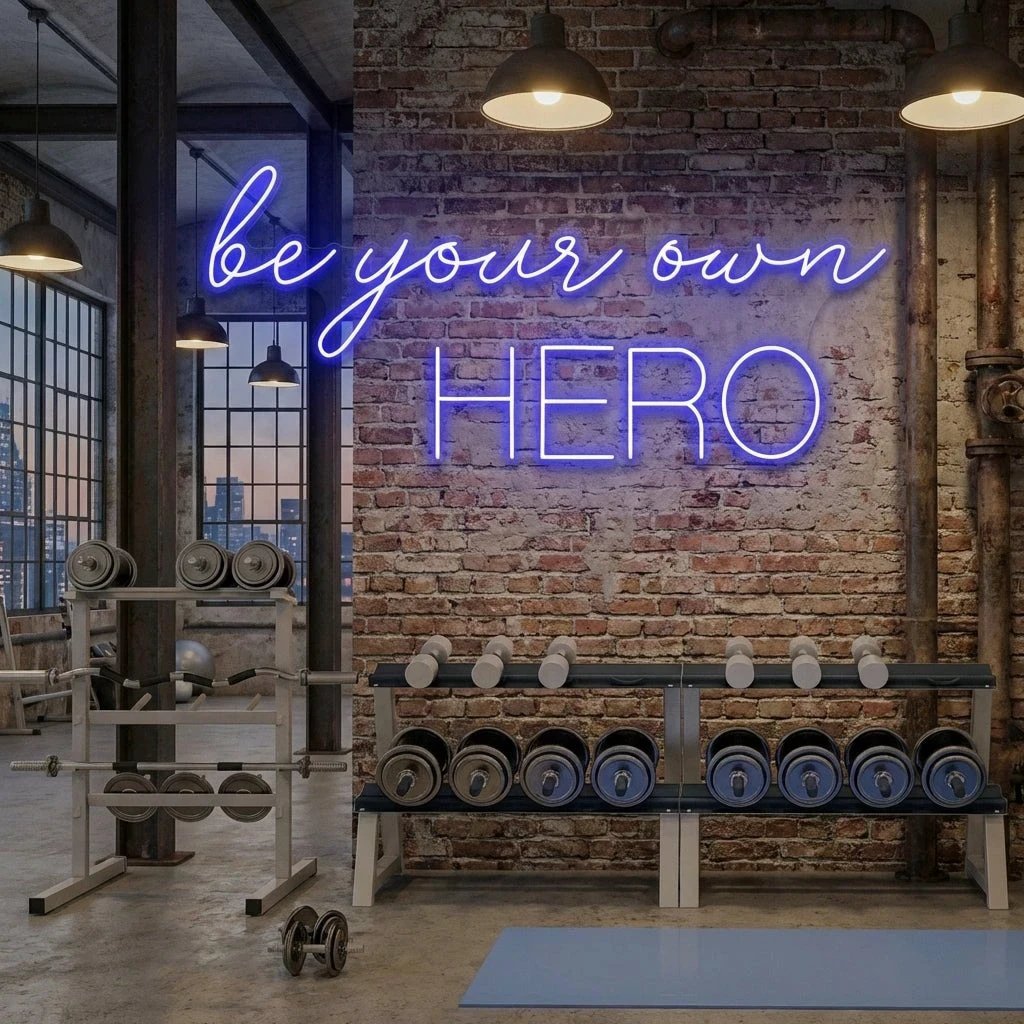 Be Your Own Hero Led Neon Sign Light