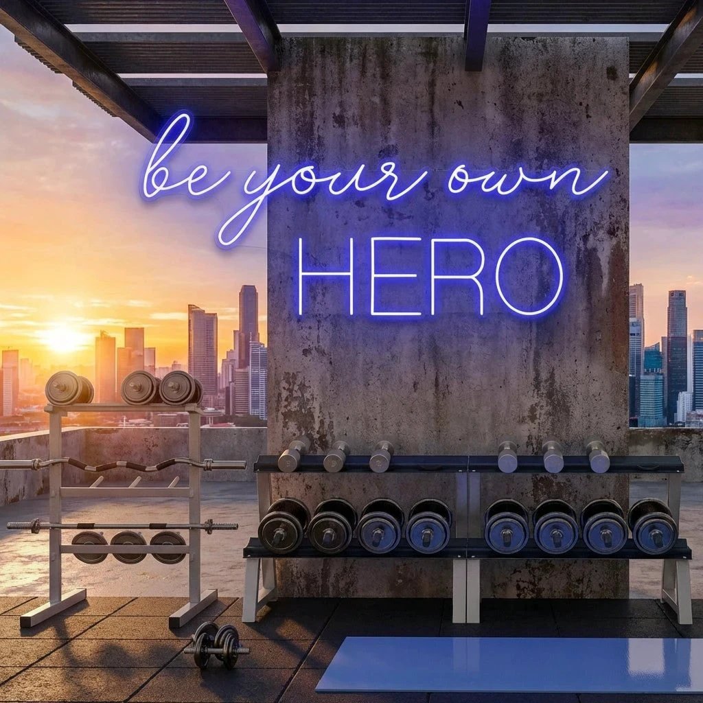 Be Your Own Hero Led Neon Sign Light