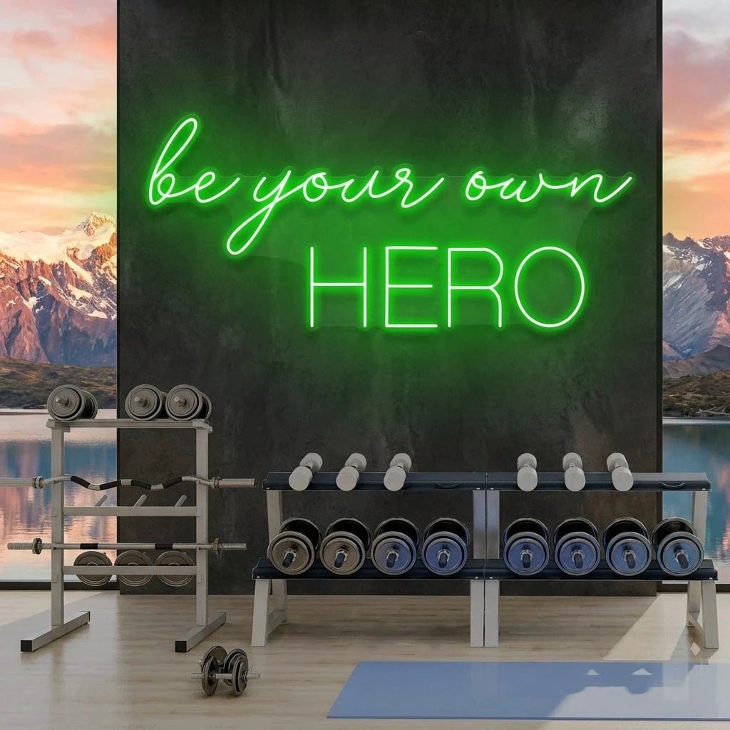 Be Your Own Hero Led Neon Sign Light