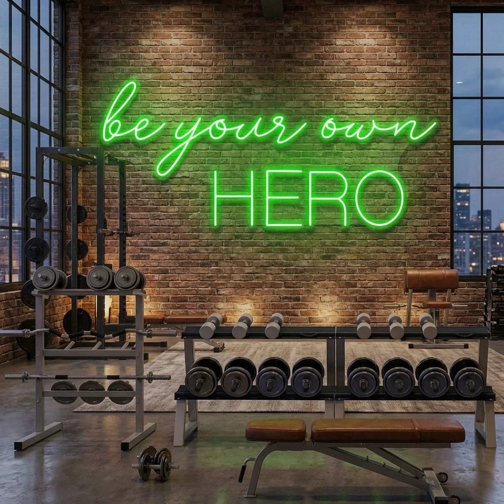 Be Your Own Hero Led Neon Sign Light