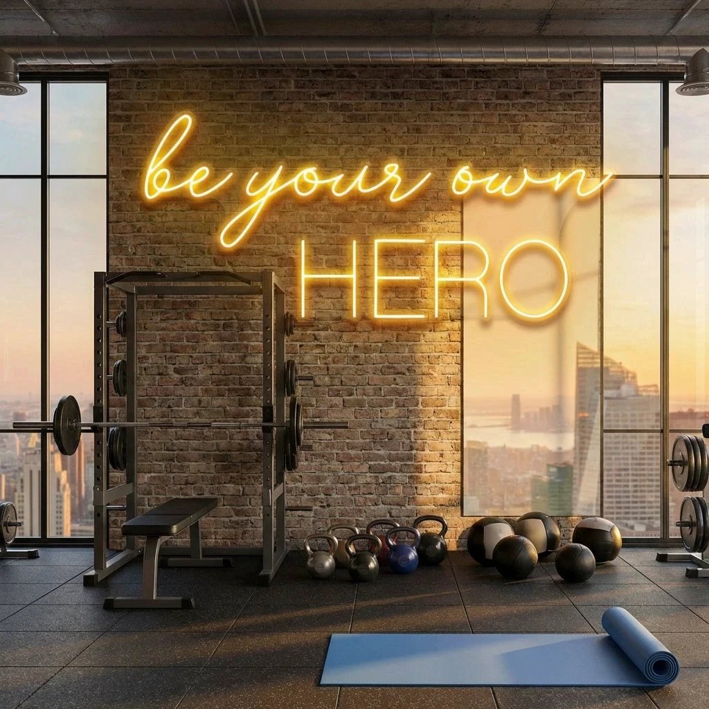 Be Your Own Hero Led Neon Sign Light