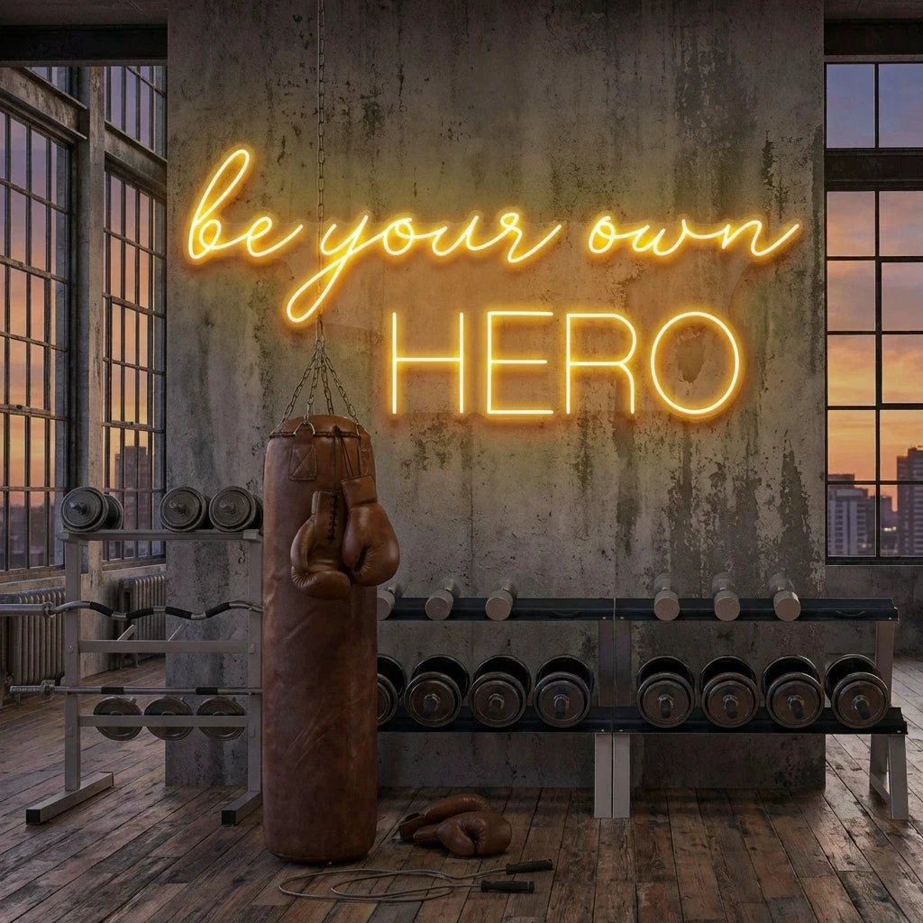 Be Your Own Hero Led Neon Sign Light