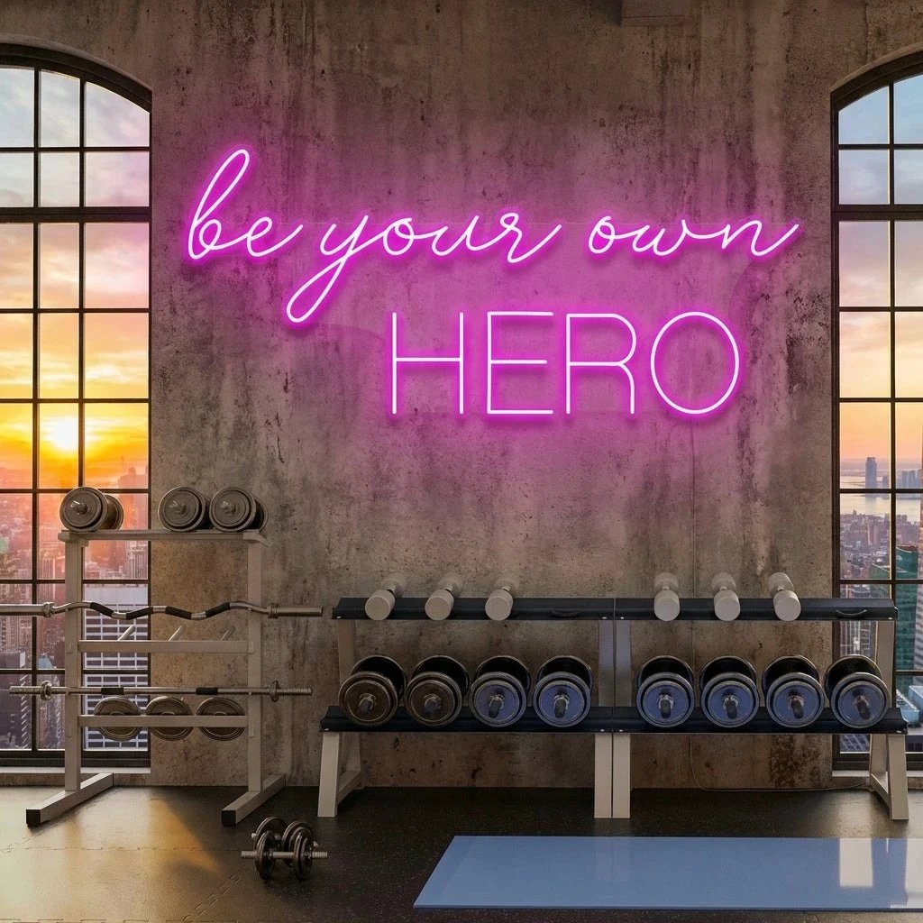 Be Your Own Hero Led Neon Sign Light