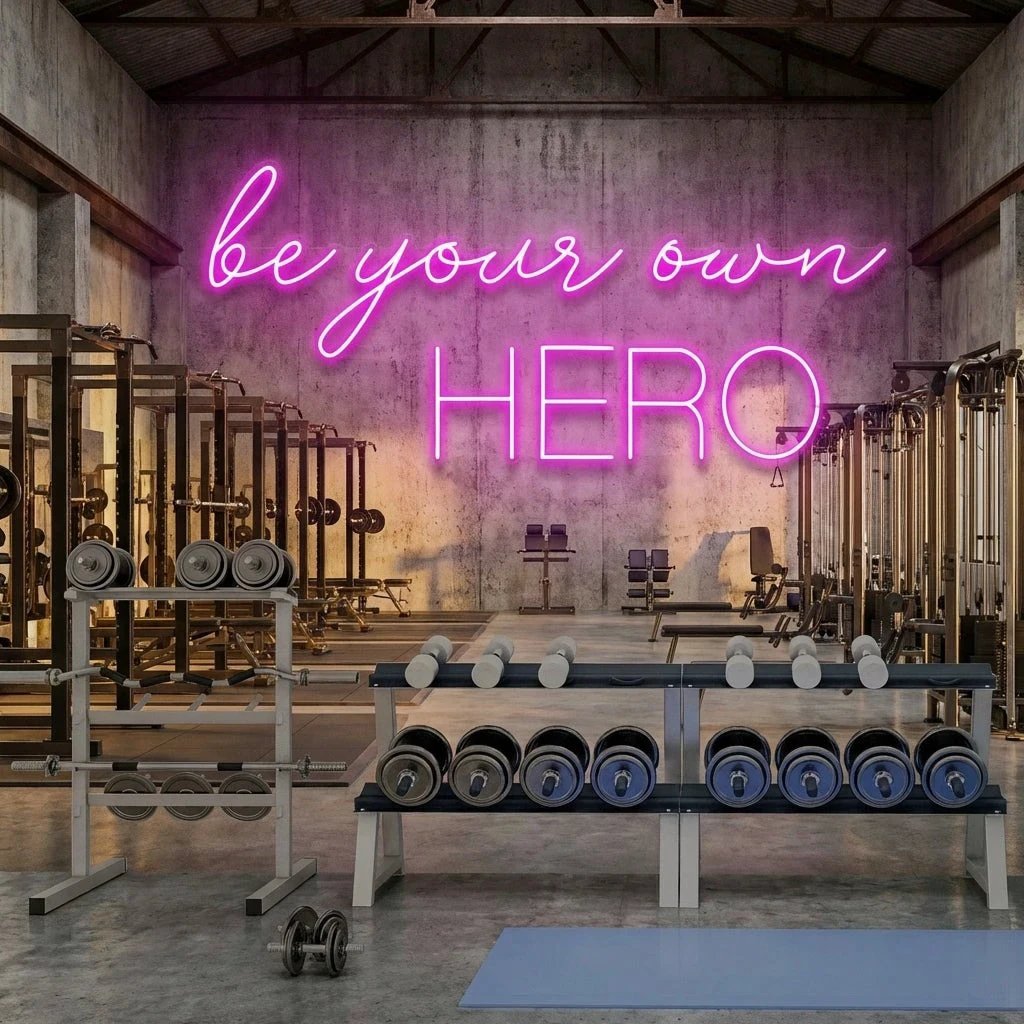 Be Your Own Hero Led Neon Sign Light