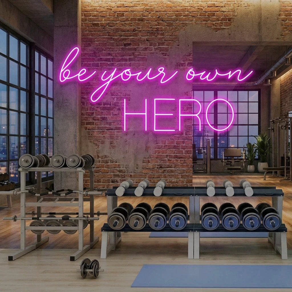 Be Your Own Hero Led Neon Sign Light