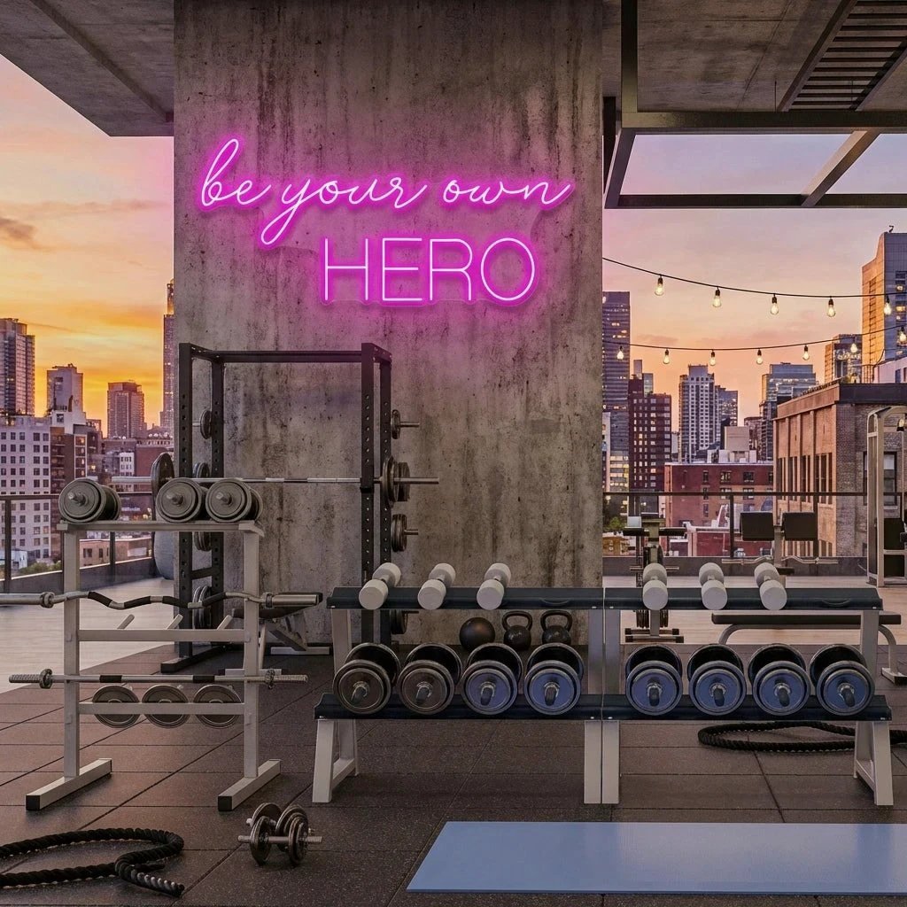 Be Your Own Hero Led Neon Sign Light