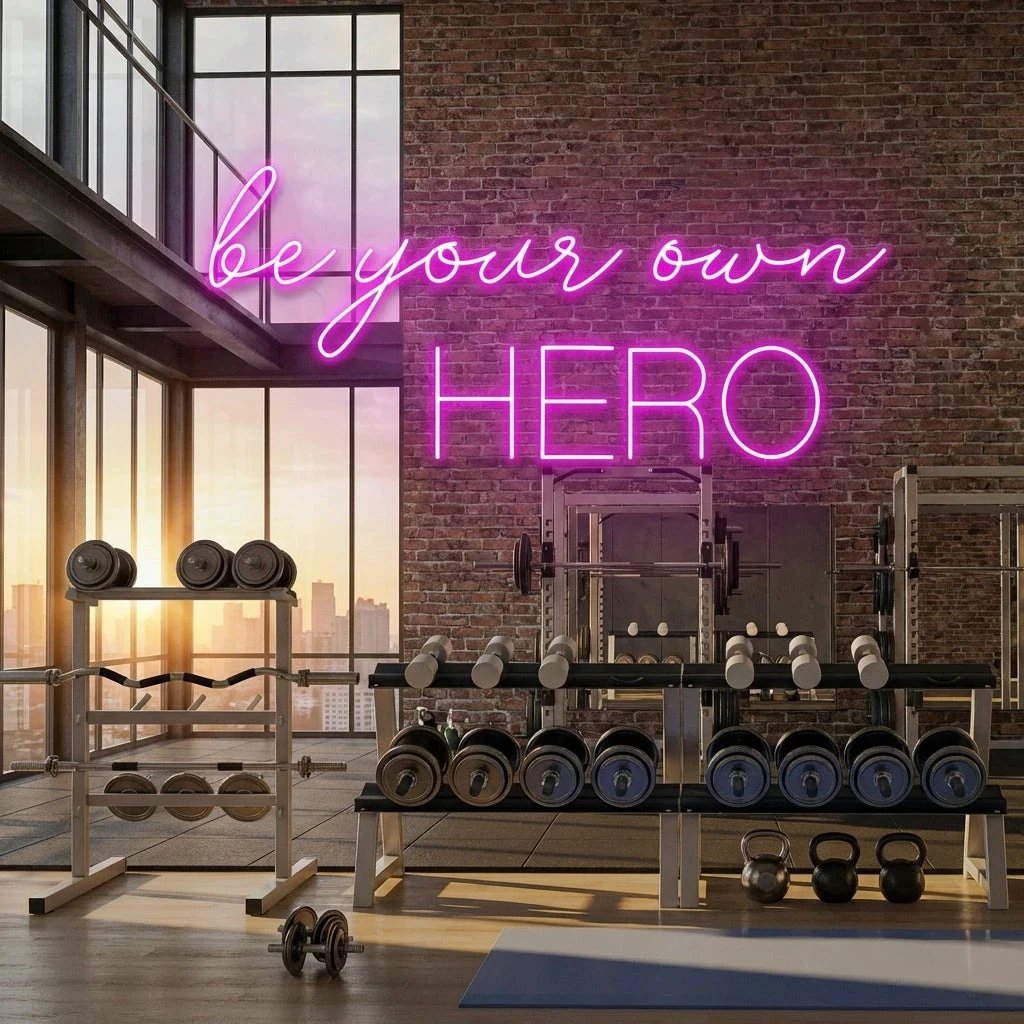 Be Your Own Hero Led Neon Sign Light