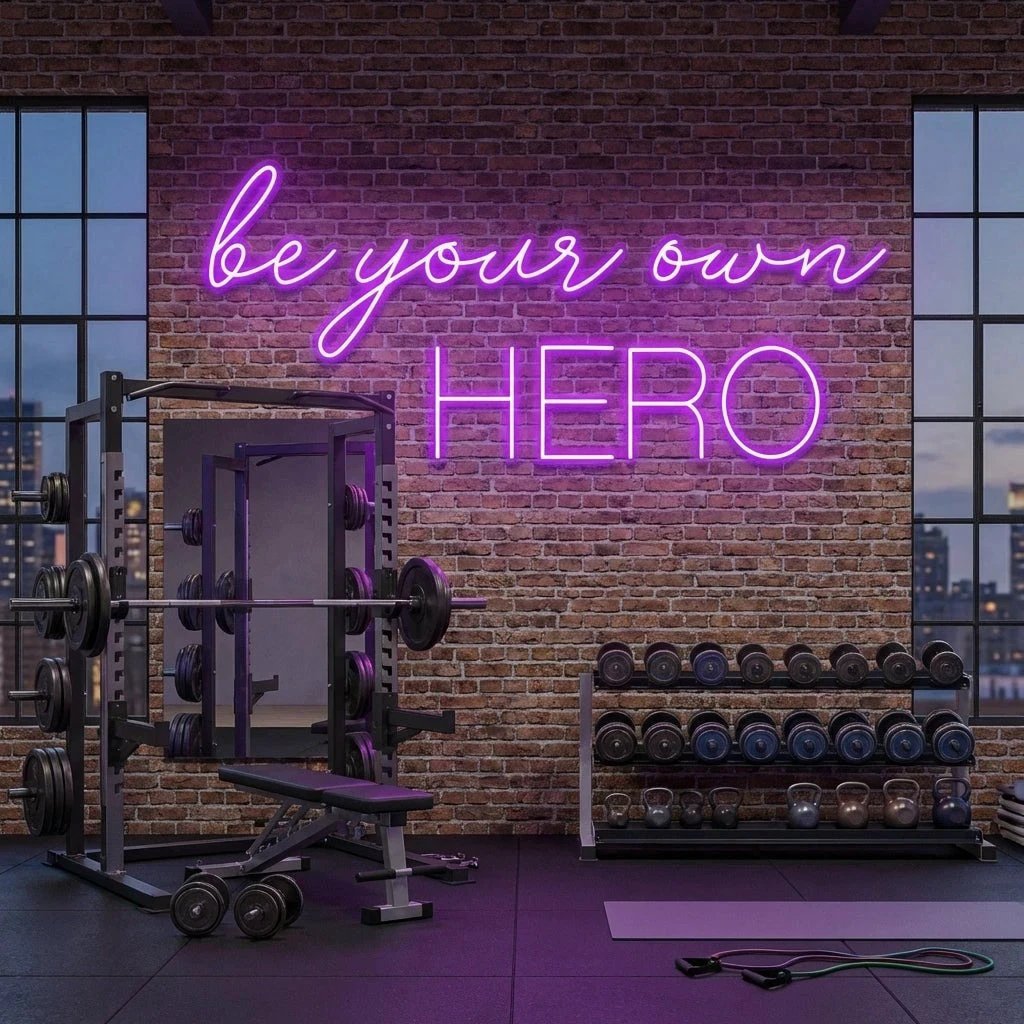 Be Your Own Hero Led Neon Sign Light