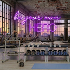 Be Your Own Hero Led Neon Sign Light