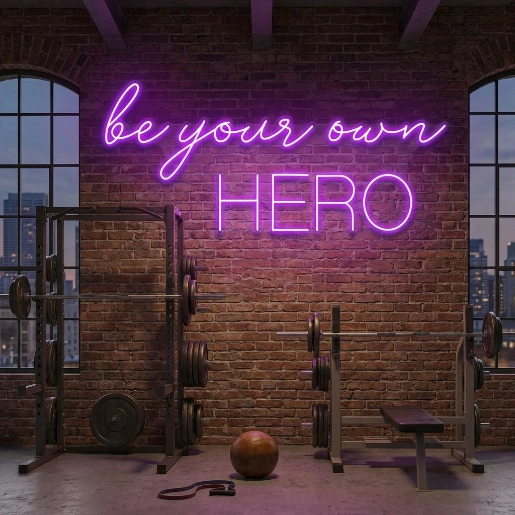 Be Your Own Hero Led Neon Sign Light