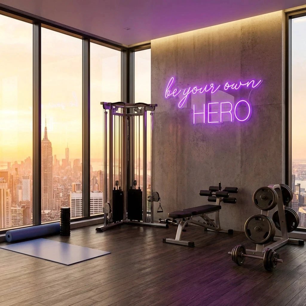 Be Your Own Hero Led Neon Sign Light