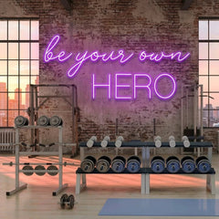 Be Your Own Hero Led Neon Sign Light