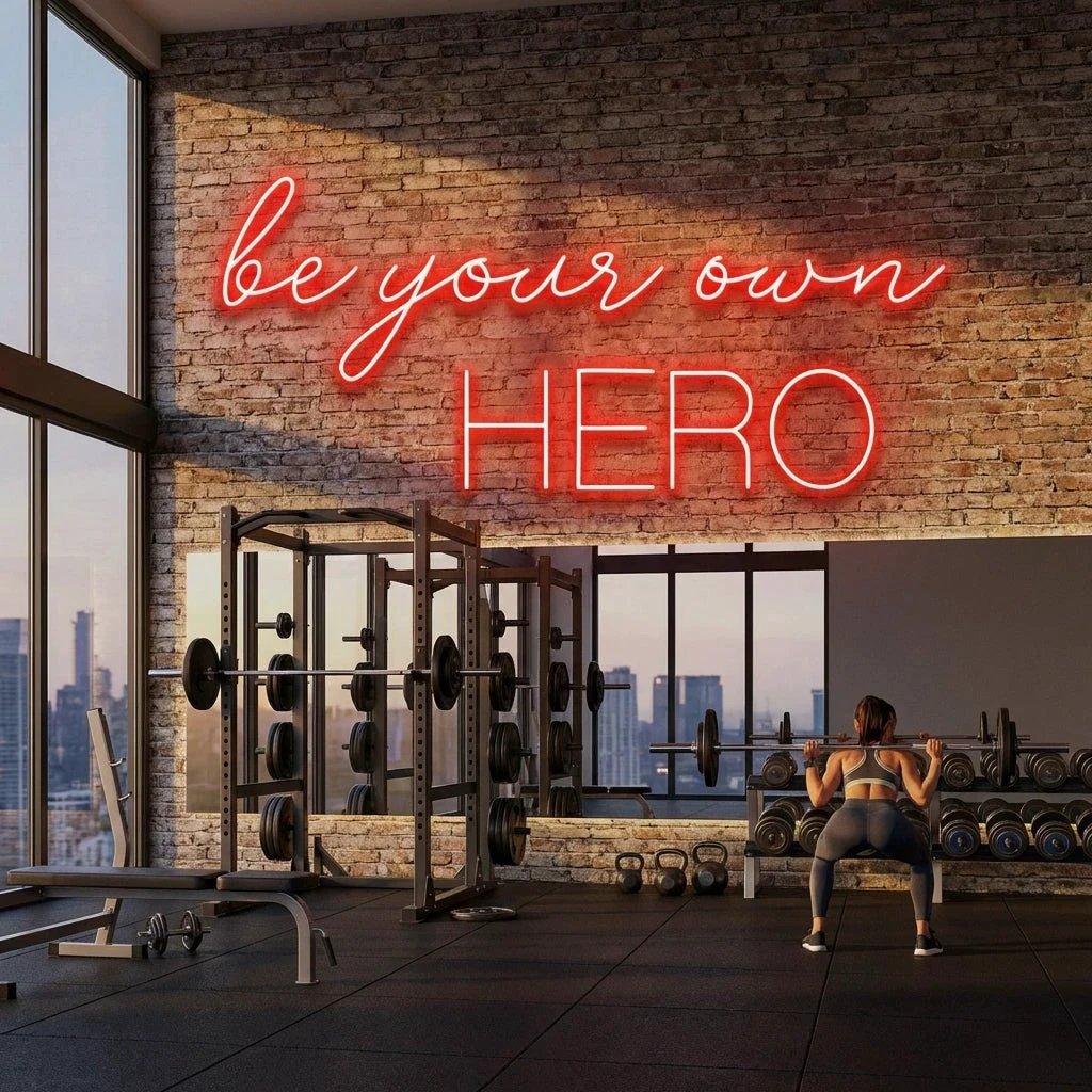 Be Your Own Hero Led Neon Sign Light