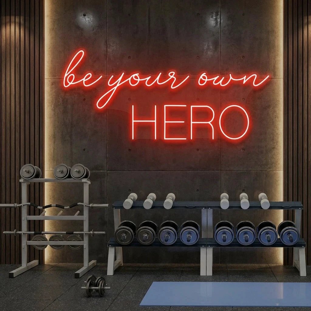 Be Your Own Hero Led Neon Sign Light