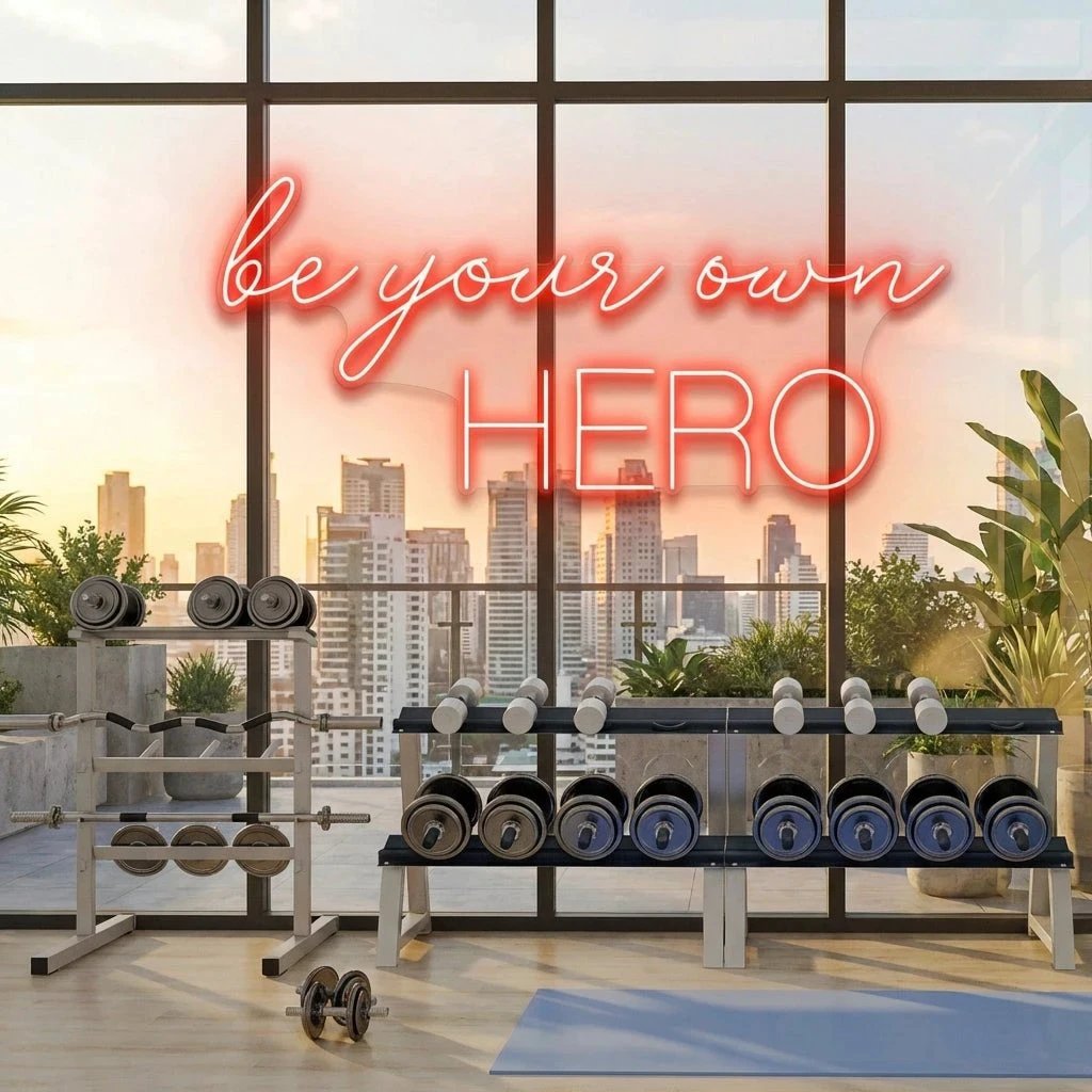 Be Your Own Hero Led Neon Sign Light