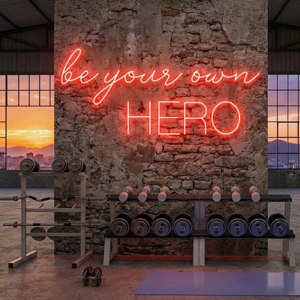 Be Your Own Hero Led Neon Sign Light