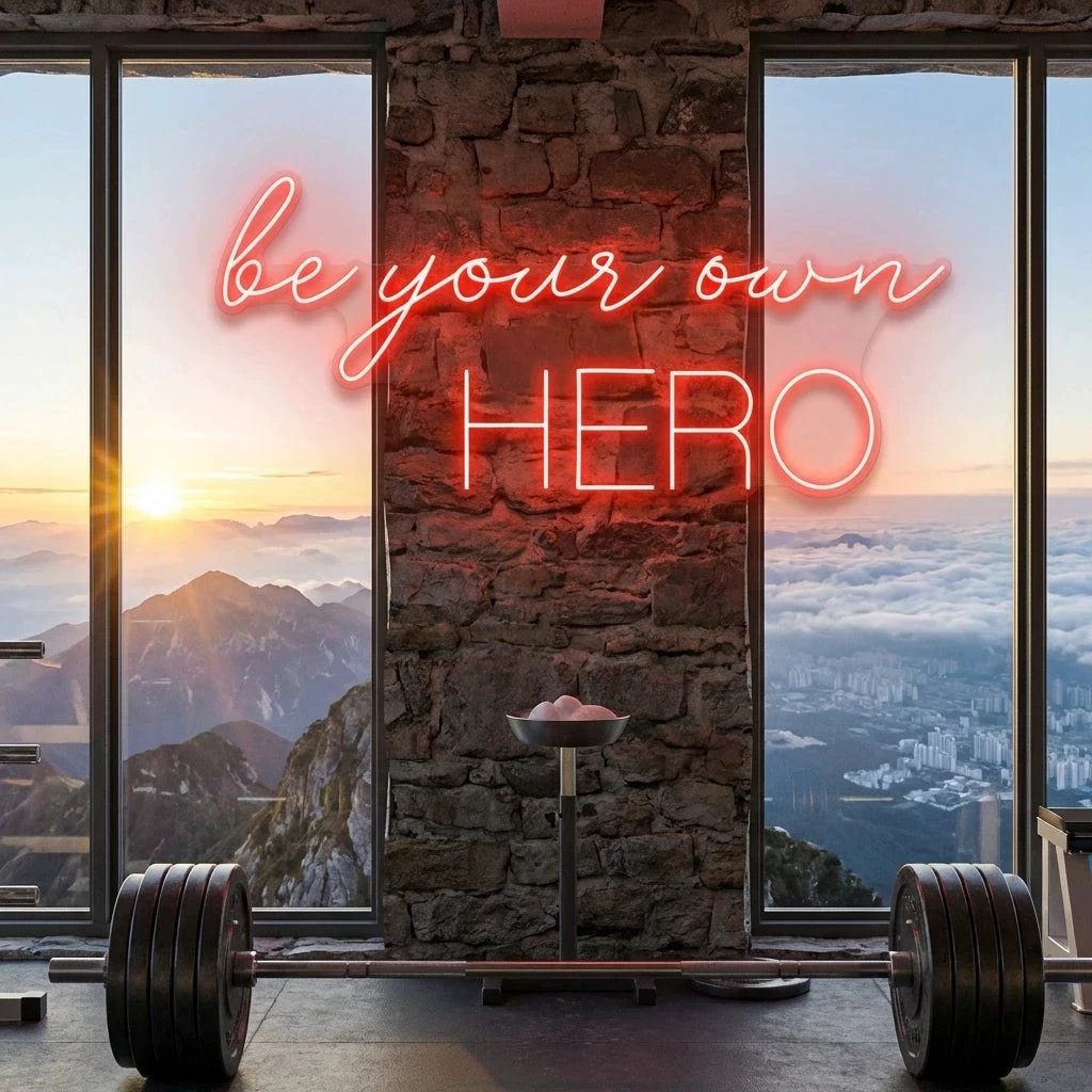 Be Your Own Hero Led Neon Sign Light
