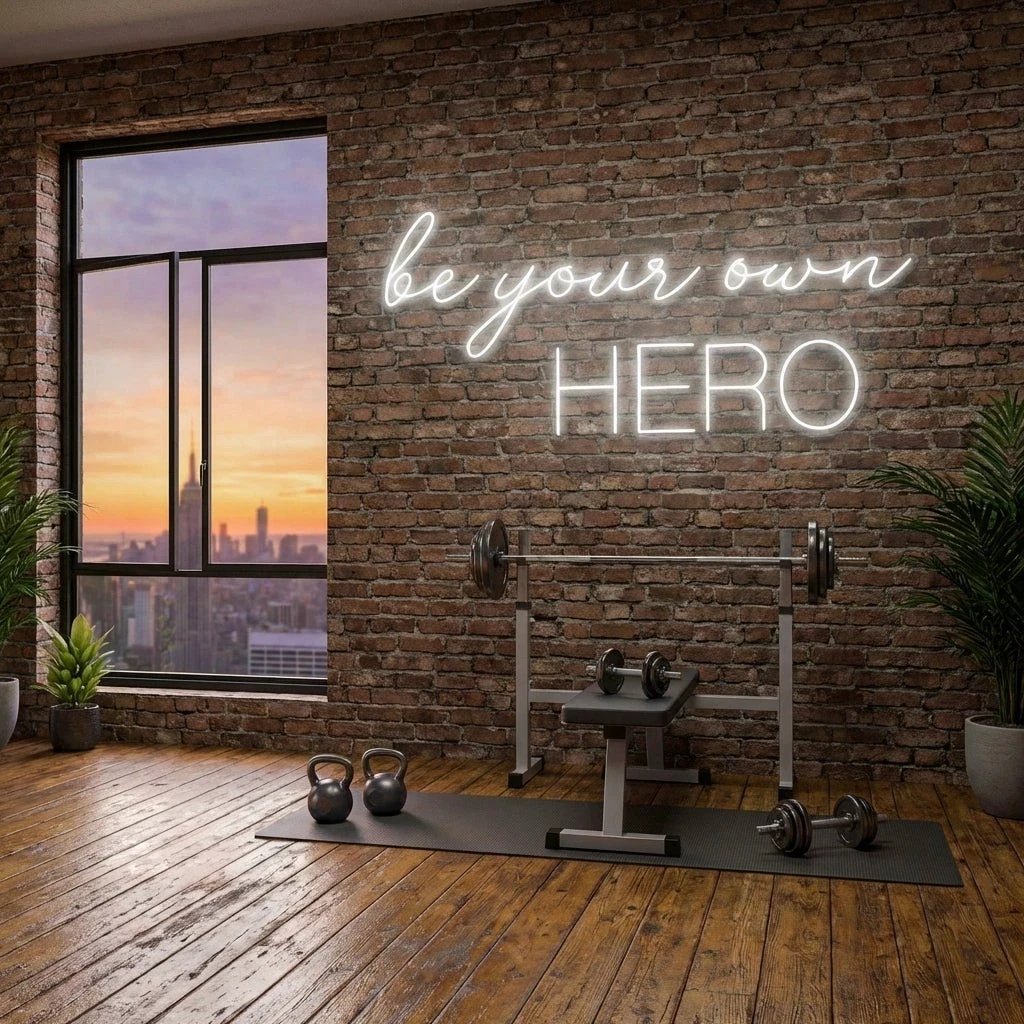Be Your Own Hero Led Neon Sign Light