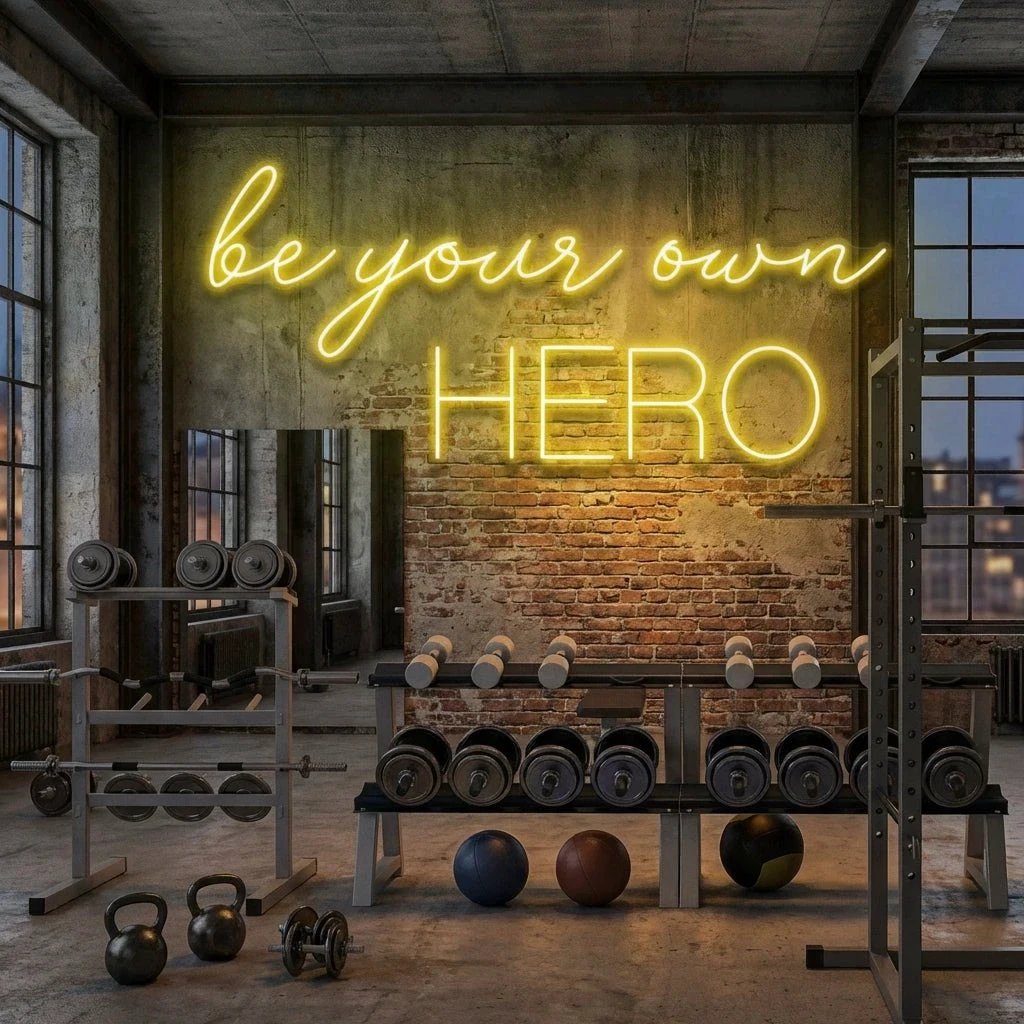 Be Your Own Hero Led Neon Sign Light