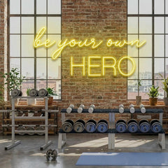 Be Your Own Hero Led Neon Sign Light