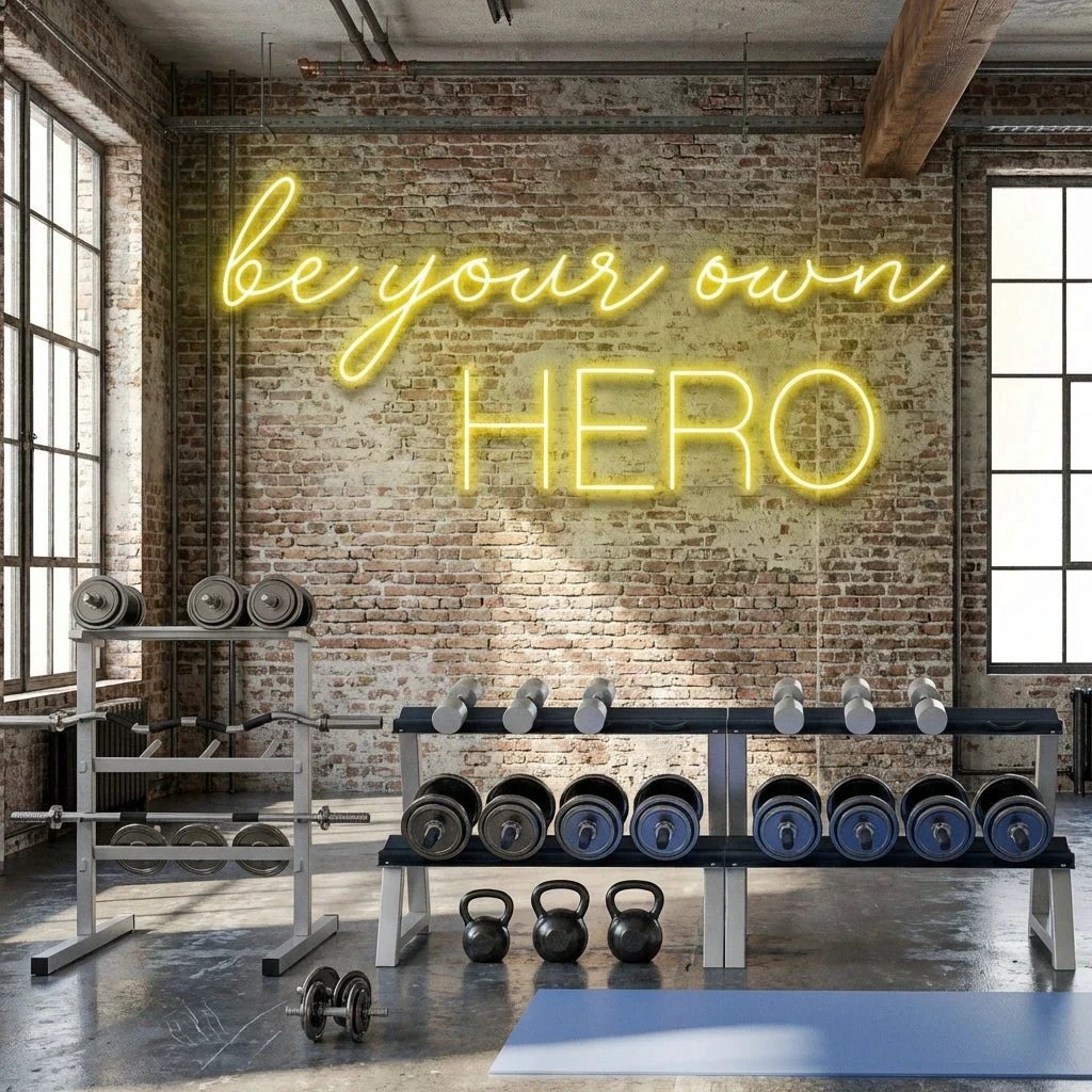 Be Your Own Hero Led Neon Sign Light