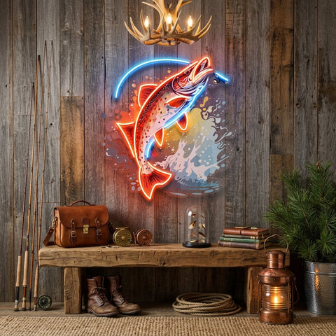 Beautiful Fish Pictures LED Neon Sign Light Pop Art
