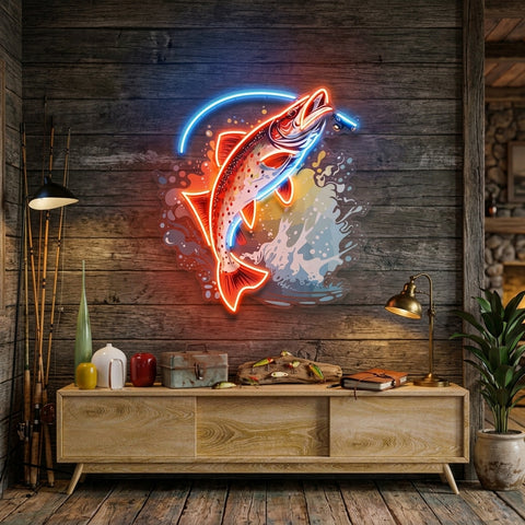 Beautiful Fish Pictures LED Neon Sign Light Pop Art