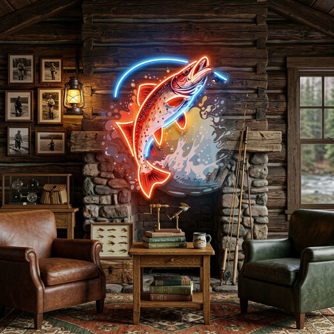 Beautiful Fish Pictures LED Neon Sign Light Pop Art