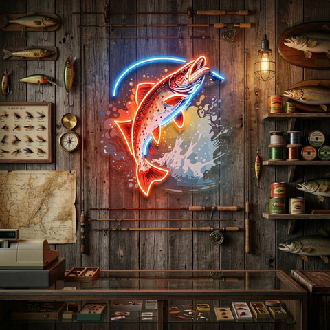 Beautiful Fish Pictures LED Neon Sign Light Pop Art