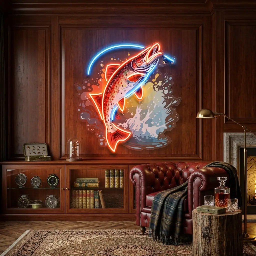 Beautiful Fish Pictures LED Neon Sign Light Pop Art