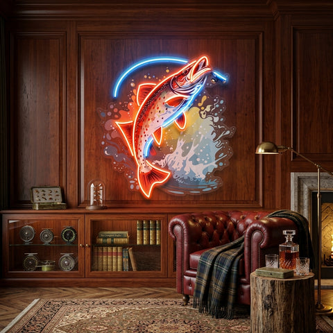 Beautiful Fish Pictures LED Neon Sign Light Pop Art