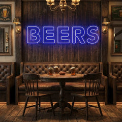 Beers Led Neon Sign Light