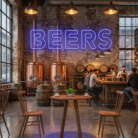 Beers Led Neon Sign Light