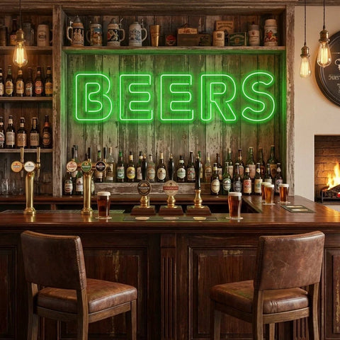 Beers Led Neon Sign Light