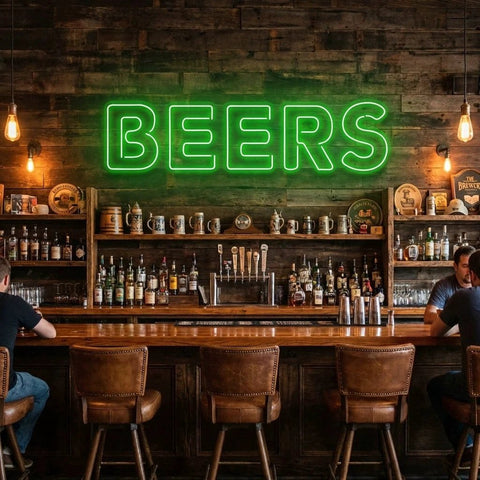 Beers Led Neon Sign Light