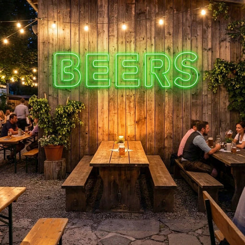 Beers Led Neon Sign Light