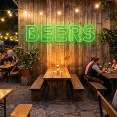 Beers Led Neon Sign Light