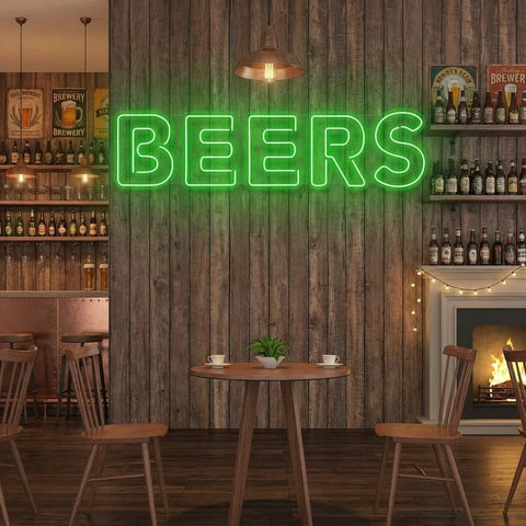 Beers Led Neon Sign Light