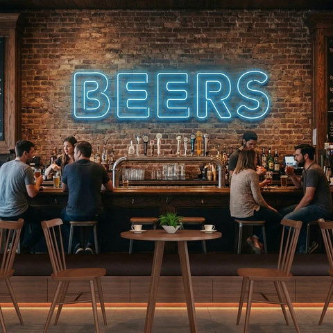 Beers Led Neon Sign Light