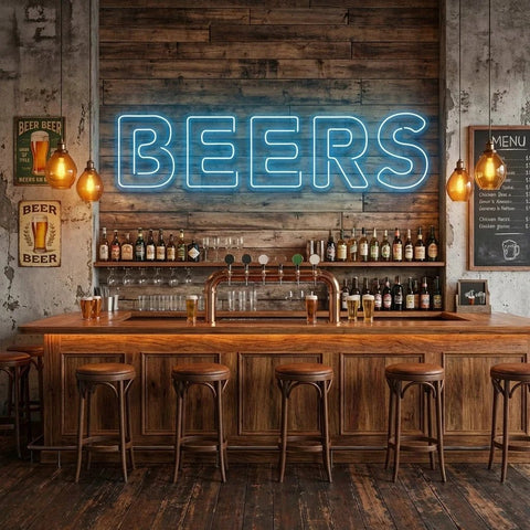 Beers Led Neon Sign Light