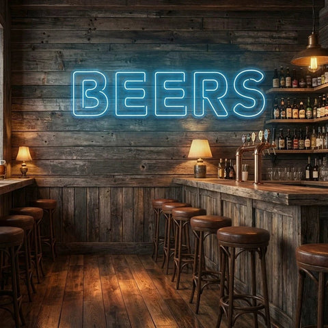 Beers Led Neon Sign Light
