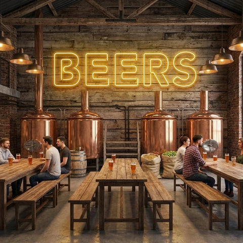 Beers Led Neon Sign Light