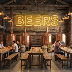 Beers Led Neon Sign Light