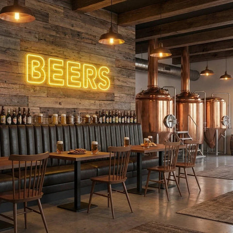 Beers Led Neon Sign Light