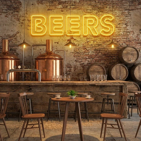 Beers Led Neon Sign Light