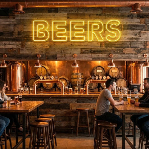 Beers Led Neon Sign Light