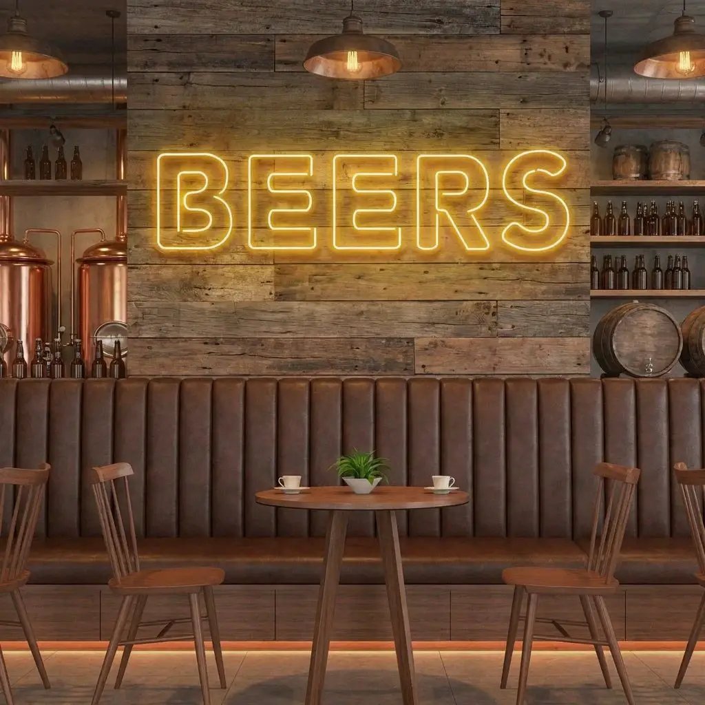 Beers Led Neon Sign Light