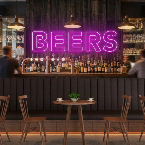 Beers Led Neon Sign Light