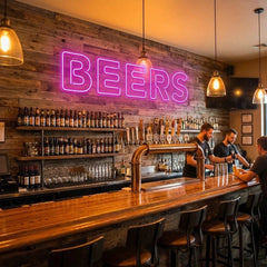 Beers Led Neon Sign Light